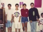 With Amy, Billy, and Robbie