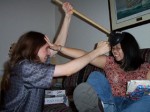 Christmas Plunger Fight