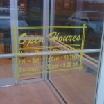 Engrish Business Hours (seen at a South Riding, VA Chinese restaurant)