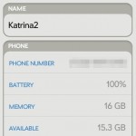 Device Information Screen Device Information Screen