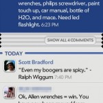 Facebook Status Update with Comments Facebook Status Update with Comments