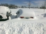Blizzard 2010: Sunday Honda Snowpile (1)
