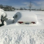 Blizzard 2010: Sunday Honda Snowpile (1)