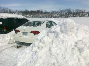 Blizzard 2010: Sunday Giant Snowpile