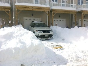 Blizzard 2010: Sunday Driveway Conditions