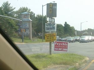 Located on Rt. 50 (which is 3,008 miles long)