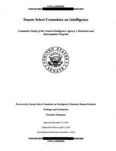 CIA Torture Report (Cover)