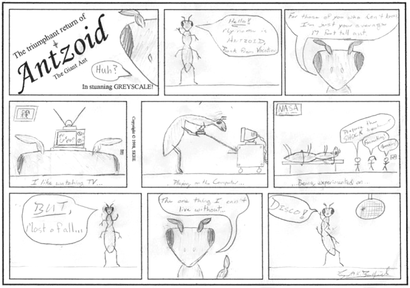 Antzoid Comic