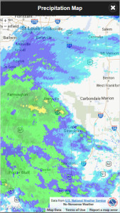 NNW 0.8 Precip Map