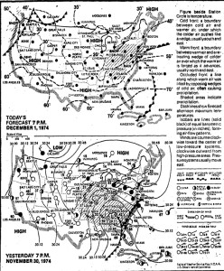 Weather (New York Times, Dec. 1, 1974)