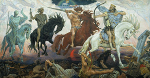 Four Horsemen of Apocalypse (Viktor Vasnetsov, 1887)