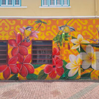 Bird Flower Wall